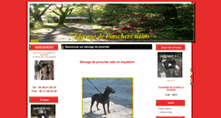 Desktop Screenshot of pinscher.elevage-acs.fr